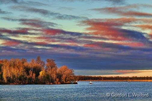 Rideau Canal At Sunrise_00711.jpg - Rideau Canal Waterway photographed at Kilmarnock, Ontario, Canada.